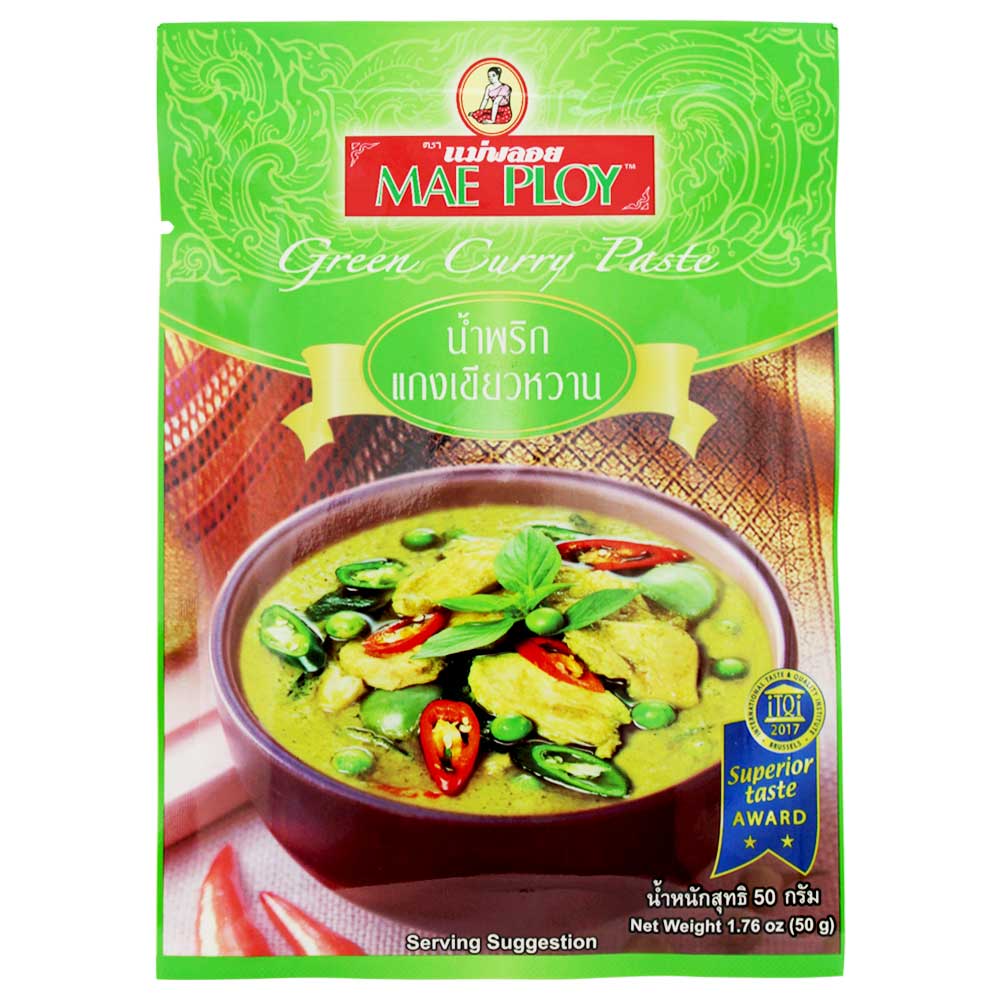 Pasta de Curry Verde Mae Ploy 50 g - Global Gourmet Market